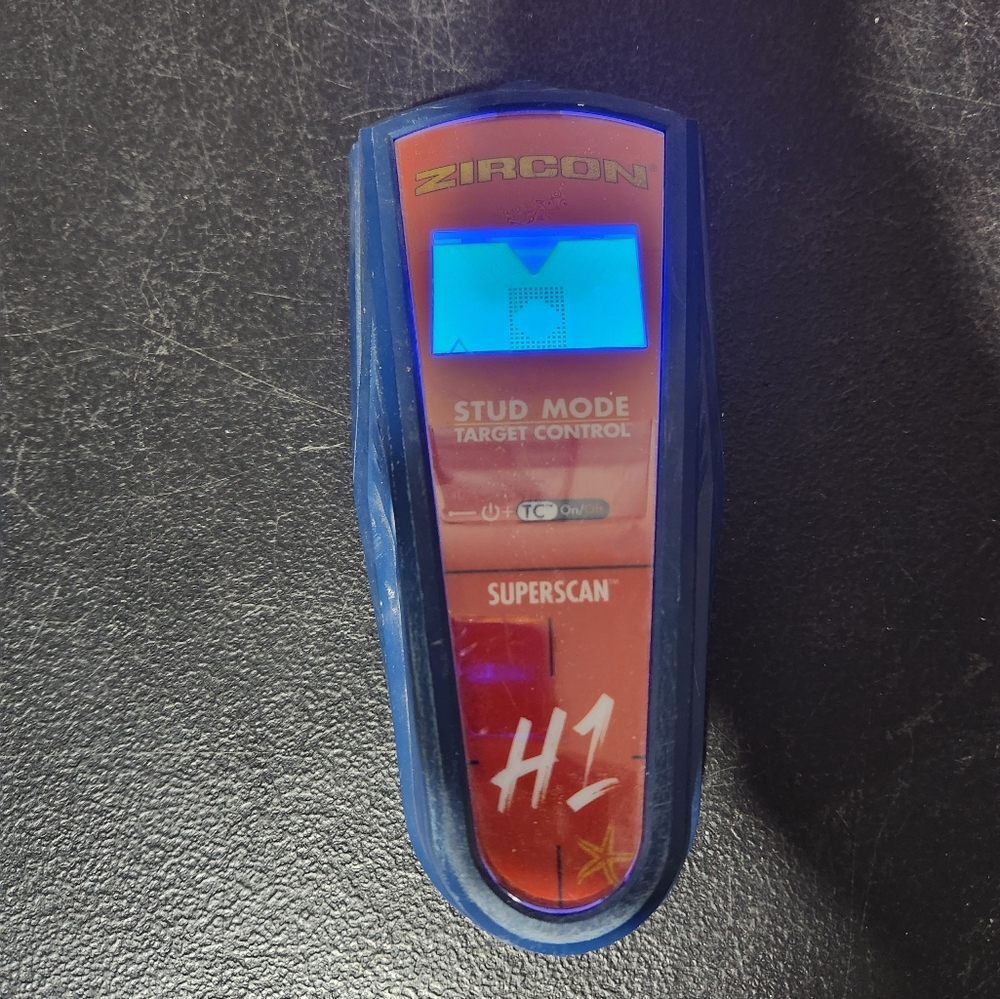 Zircon SuperScan H1 Advanced Stud Finder Wall Scanner M1 Wood Metal